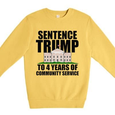 Sentence Trump To 4 Years Of Community Service Premium Crewneck Sweatshirt