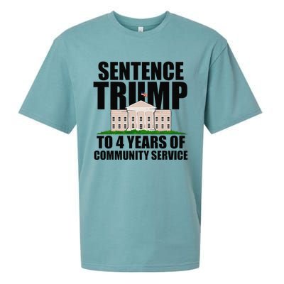 Sentence Trump To 4 Years Of Community Service Sueded Cloud Jersey T-Shirt