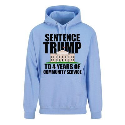 Sentence Trump To 4 Years Of Community Service Unisex Surf Hoodie