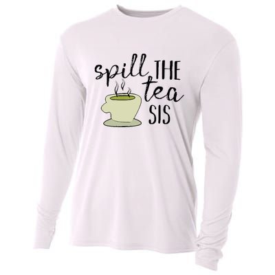 Spill The Tea Sis Cooling Performance Long Sleeve Crew