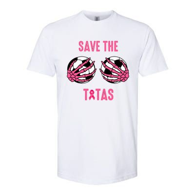 Save The Tatas Fall Soccer Breast Cancer Awareness Softstyle® CVC T-Shirt