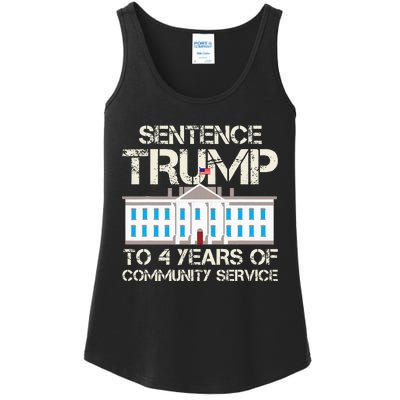 Sentence Trump To 4 Years Of Community Service Ladies Essential Tank