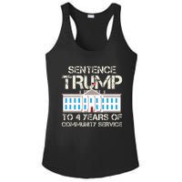 Sentence Trump To 4 Years Of Community Service Ladies PosiCharge Competitor Racerback Tank