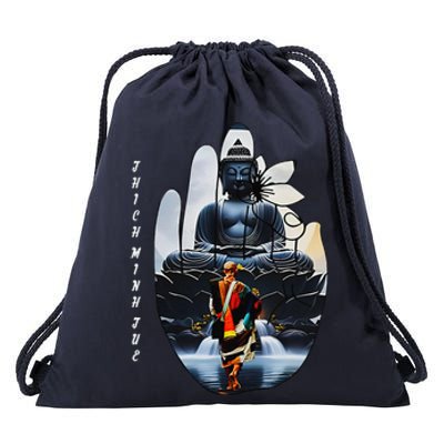 Su Thay Thich Minh Tue Buddhist Monks Drawstring Bag