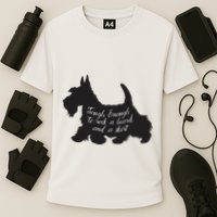 Scottish Terrier Tough Enough To Rock A Beard And A Skirt Cooling Performance Crew T-Shirt