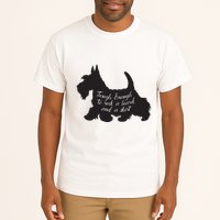 Scottish Terrier Tough Enough To Rock A Beard And A Skirt Tall T-Shirt