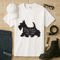 Scottish Terrier Tough Enough To Rock A Beard And A Skirt Tall T-Shirt