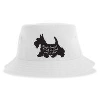 Scottish Terrier Tough Enough To Rock A Beard And A Skirt Sustainable Bucket Hat