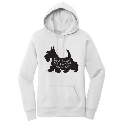 Scottish Terrier Tough Enough To Rock A Beard And A Skirt Women's Pullover Hoodie