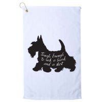 Scottish Terrier Tough Enough To Rock A Beard And A Skirt Golf Towel