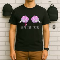 Save The TaTas Halloween Breast Cancer Awareness T-Shirt