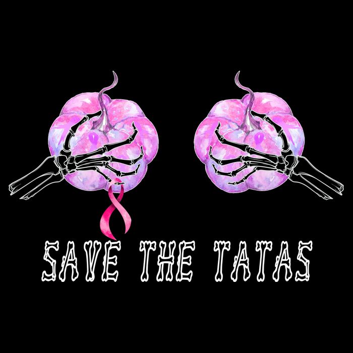 Save The TaTas Halloween Breast Cancer Awareness Mug