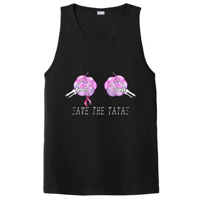 Save The TaTas Halloween Breast Cancer Awareness PosiCharge Competitor Tank