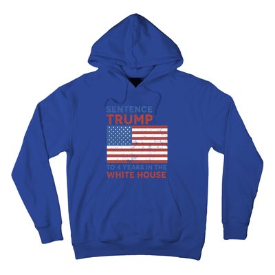 Sentence Trump To 4 Years In The White House Funny Gift Hoodie