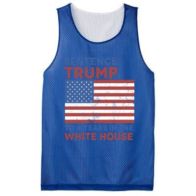 Sentence Trump To 4 Years In The White House Funny Gift Mesh Reversible Basketball Jersey Tank