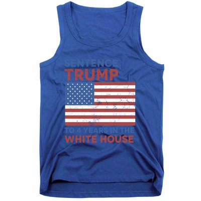 Sentence Trump To 4 Years In The White House Funny Gift Tank Top