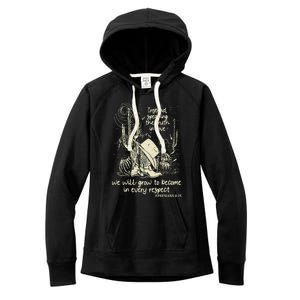 Speaking The Truth In Love Inspirational Christian Cow Gift Women's Fleece Hoodie