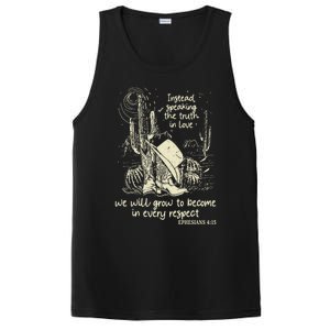 Speaking The Truth In Love Inspirational Christian Cow Gift PosiCharge Competitor Tank