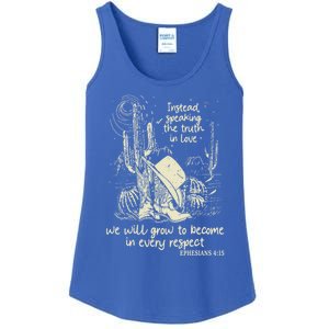 Speaking The Truth In Love Inspirational Christian Cow Gift Ladies Essential Tank