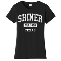 Shiner Texas Tx Vintage Sports Established Women's T-Shirt