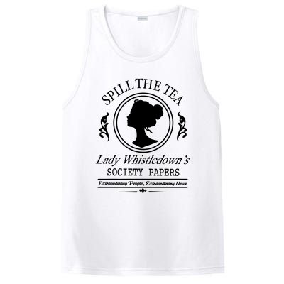 Spill The Tea Lady Whistledowns PosiCharge Competitor Tank