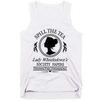 Spill The Tea Lady Whistledowns Tank Top