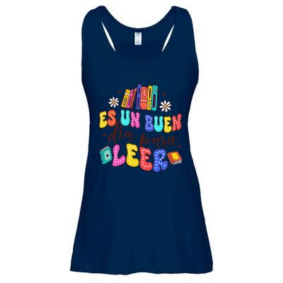 Spanish Teacher Teaching Maestra Es Un Buen Dia Para Leer Ladies Essential Flowy Tank