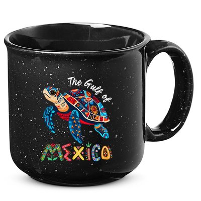 Sea Turtle The Gulf Of Mexico Forever El Golfo De MéXico .Png 15oz Campfire Ceramic Mug