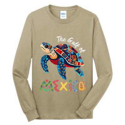 Sea Turtle The Gulf Of Mexico Forever El Golfo De MéXico .Png Tall Long Sleeve T-Shirt