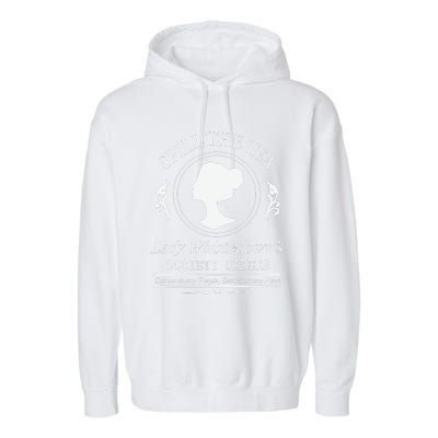 Spill The Tea Lady Whistledowns Garment-Dyed Fleece Hoodie