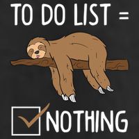 Sloth Tired Todo List Nothing Lazy Sloth Trucker Hat