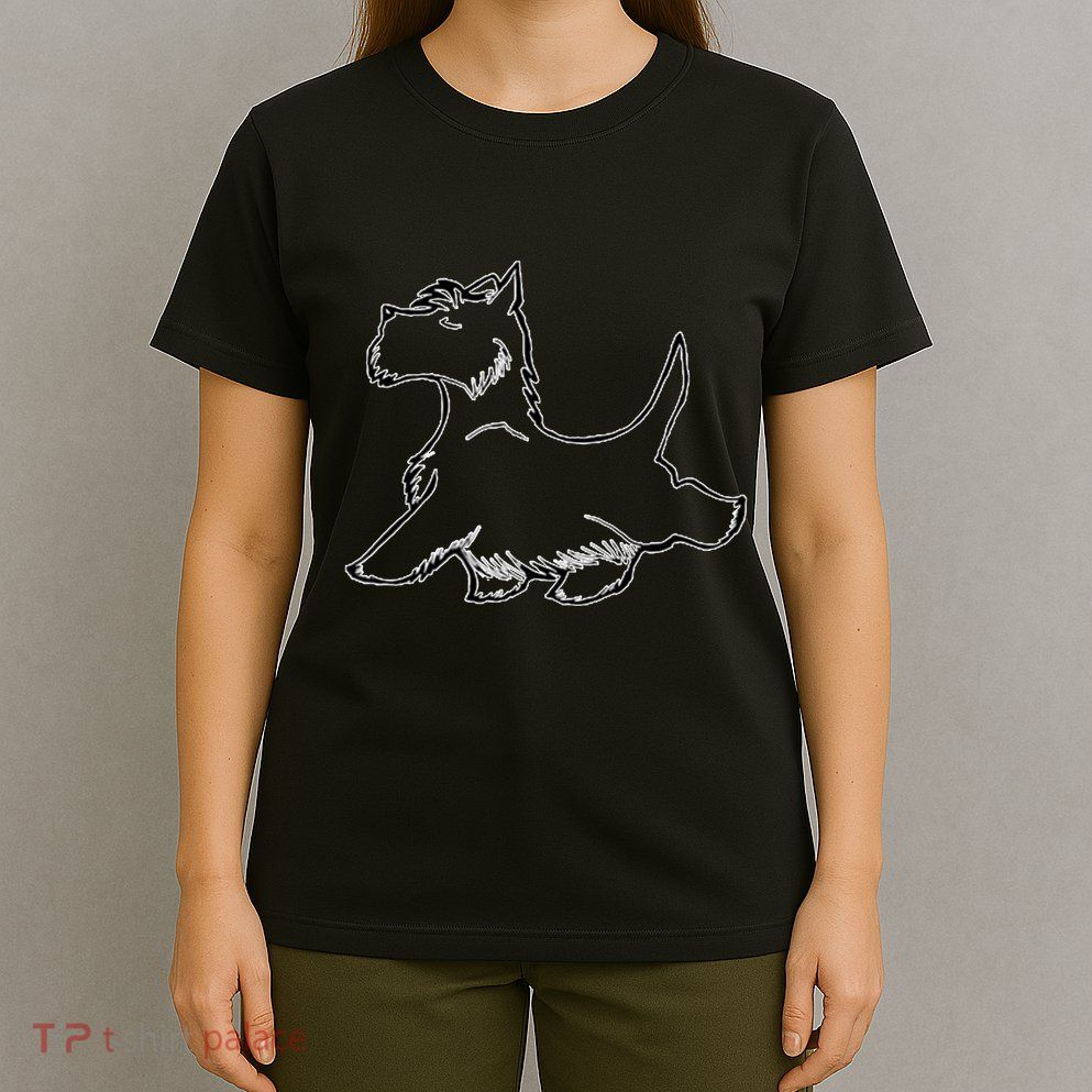 Scottish Terrier Tough Enough To Rock A Beard And Skirt T-Shirt