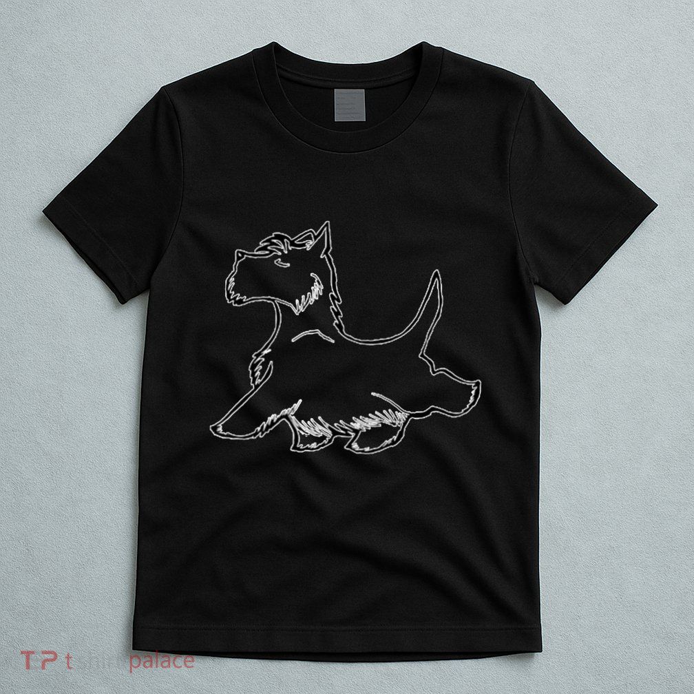 Scottish Terrier Tough Enough To Rock A Beard And Skirt T-Shirt