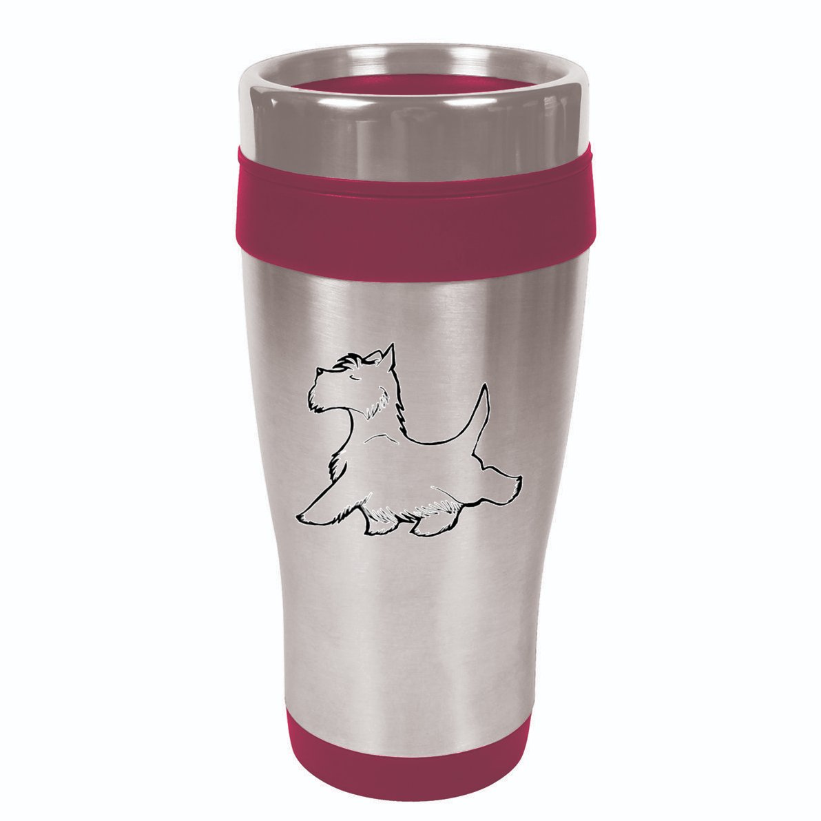 Scottish Terrier Tough Enough To Rock A Beard And Skirt 16oz Travel Tumbler
