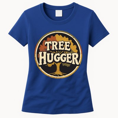 Save The Trees Nature Lover Retro Tree Hugger  Women's T-Shirt