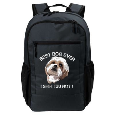 Shih Tzu T Funny Dog Pet Best Dog Ever Gift Birthday Daily Commute Backpack