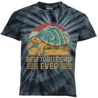 Sea Turtle Tortoise Dad Retro Vintage Best Turtle Dad Ever Kids Tie-Dye T-Shirt