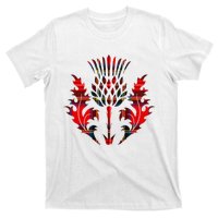 Scottish Tartan Thistle Emblem T-Shirt