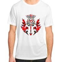 Scottish Tartan Thistle Emblem Adult ChromaSoft Performance T-Shirt