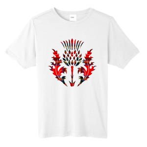 Scottish Tartan Thistle Emblem Tall Fusion ChromaSoft Performance T-Shirt