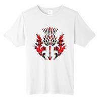 Scottish Tartan Thistle Emblem Tall Fusion ChromaSoft Performance T-Shirt