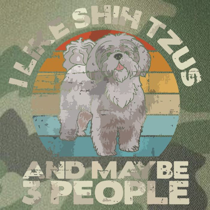 Shih Tzu T Funny Dog Lover Tee Retro Shih Tzu Legacy Tie Dye Trucker Hat