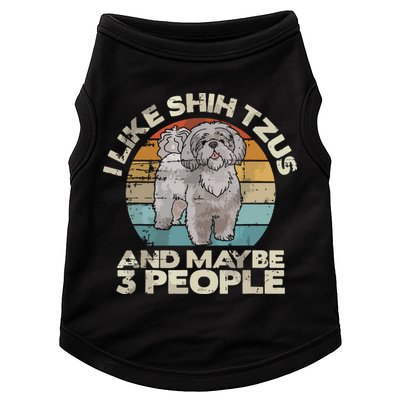 Shih Tzu T Funny Dog Lover Tee Retro Shih Tzu Doggie Tank