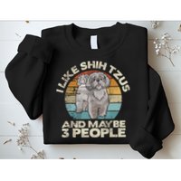 Shih Tzu T Funny Dog Lover Tee Retro Shih Tzu Sweatshirt