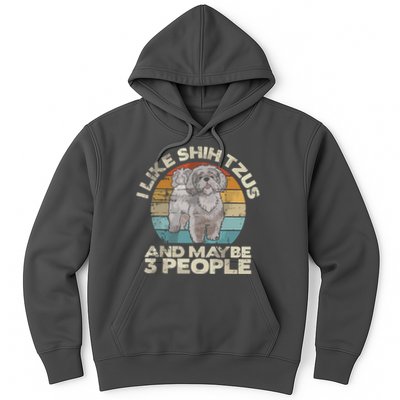 Shih Tzu T Funny Dog Lover Tee Retro Shih Tzu Hoodie