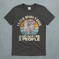 Shih Tzu T Funny Dog Lover Tee Retro Shih Tzu T-Shirt