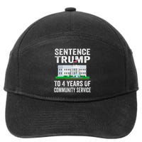 Sentence Trump To 4 Years Of Community Service Political 7-Panel Snapback Hat