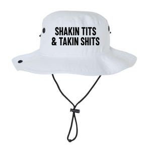 Shakin Tits & Takin Shits Quotes Sayings Legacy Cool Fit Booney Bucket Hat