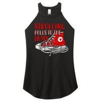 Strolling To The Polls In My Chucks And Pearls Kamala 2024 Women's Perfect Tri Rocker Tank