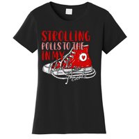 Strolling To The Polls In My Chucks And Pearls Kamala 2024 Women's T-Shirt